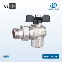 1/2′′-1′′inch Brass Male Ball Valve with Ce Certificate